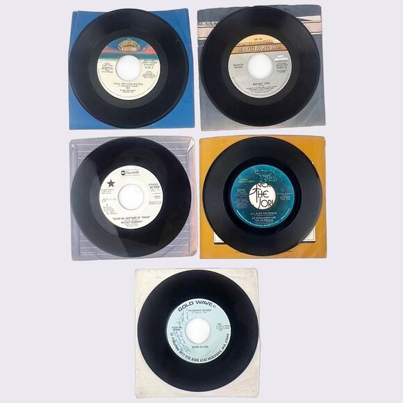 Vintage 45 RPM Vinyl Records Lot Of 5 Featuring Kiki Dee 707 & More Artists - Picture 1 of 12
